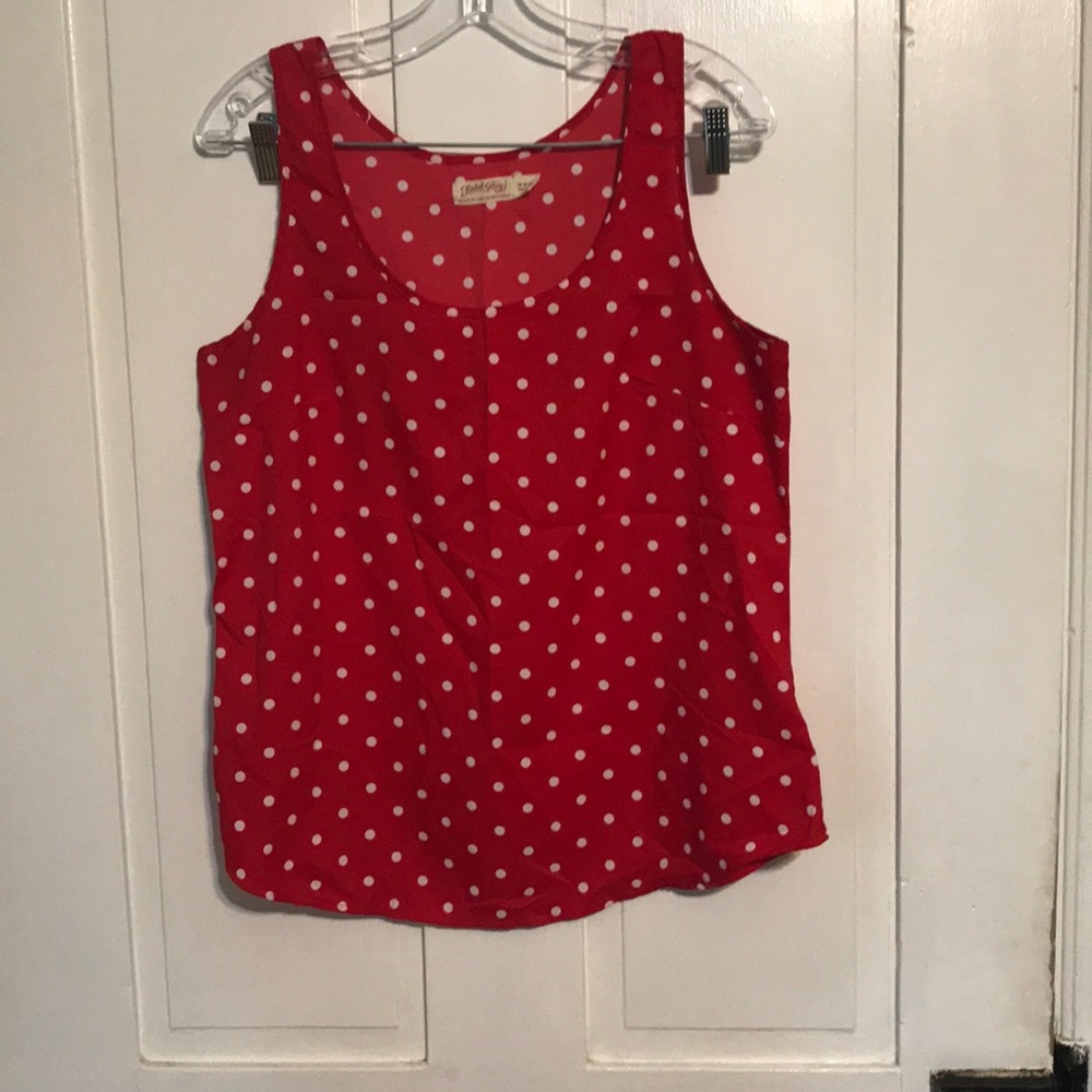 Polka dot top EUC